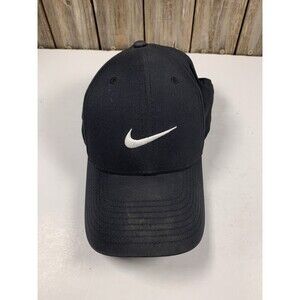 Nike Golf Legacy 91 Dri Fit Black Solid Baseball Hat Cap Adult Adjustable